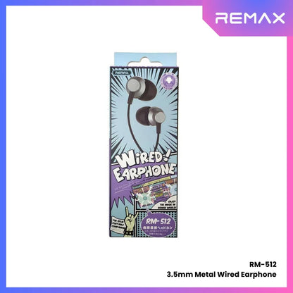 Remax RM‑512 3.5mm Wired Earphone