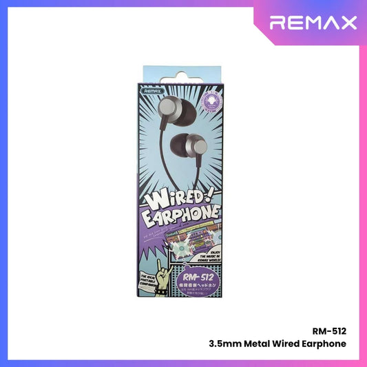 Remax RM‑512 3.5mm Wired Earphone