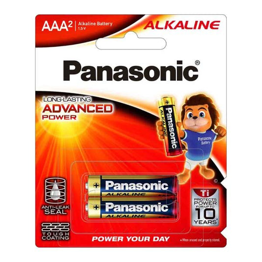 Panasonic Alkaline AAA Battery - 2 Pcs