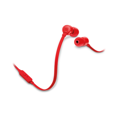 JBL TUNE 110 3.5mm Wired Earphone - Red