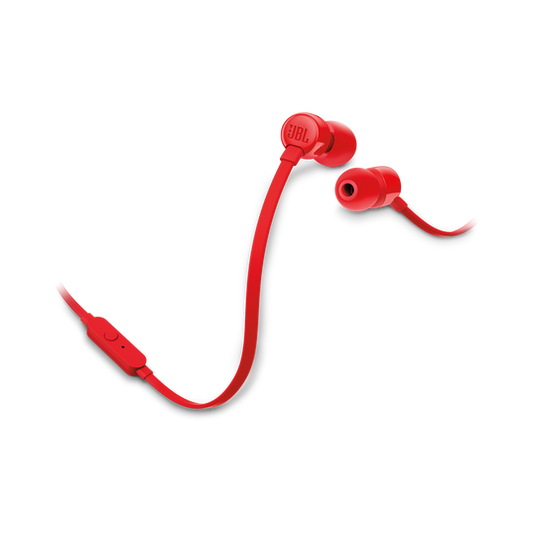 JBL TUNE 110 3.5mm Wired Earphone - Red