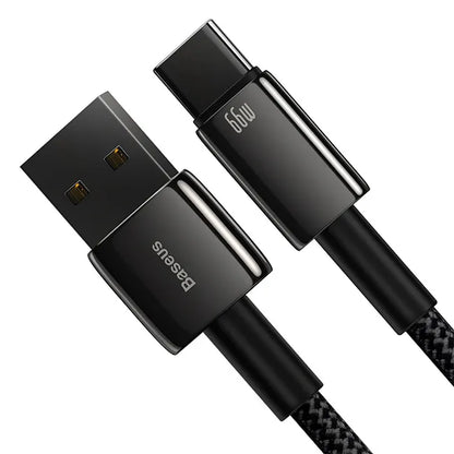 Baseus Tungsten Gold USB to Type-C Cable 66W Fast Charging