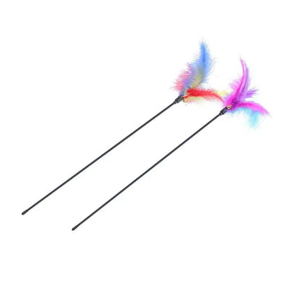 Cat Feather Toy, Interactive Play for Curious Cats