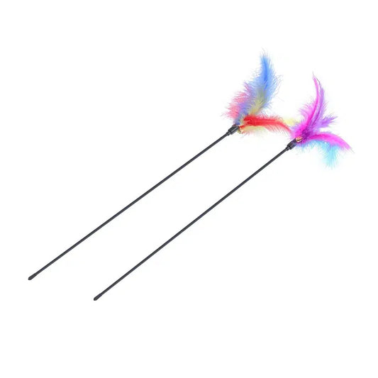 Cat Feather Toy, Interactive Play for Curious Cats