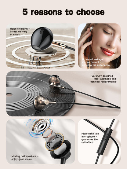 LDNIO HP09C Type- C In-EarPhone With Controller