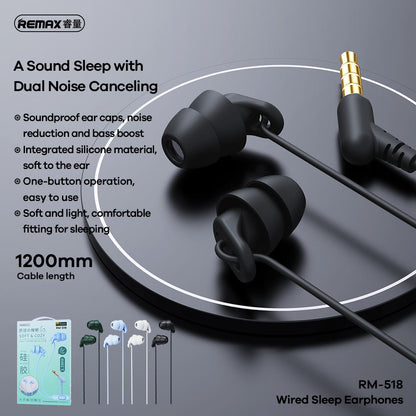 Remax RM-518 Wired Sleep Earphone