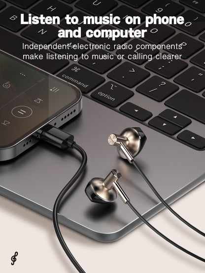 LDNIO HP09C Type- C In-EarPhone With Controller