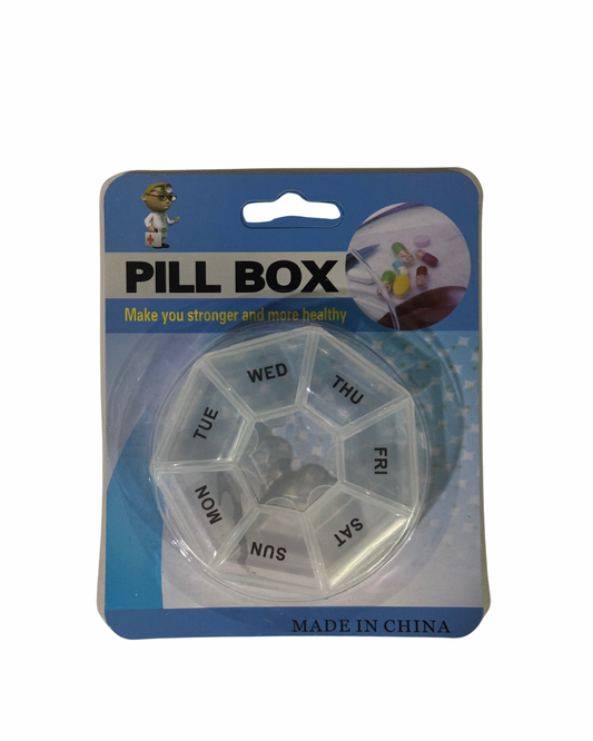 7 Day Pill Organizer Box