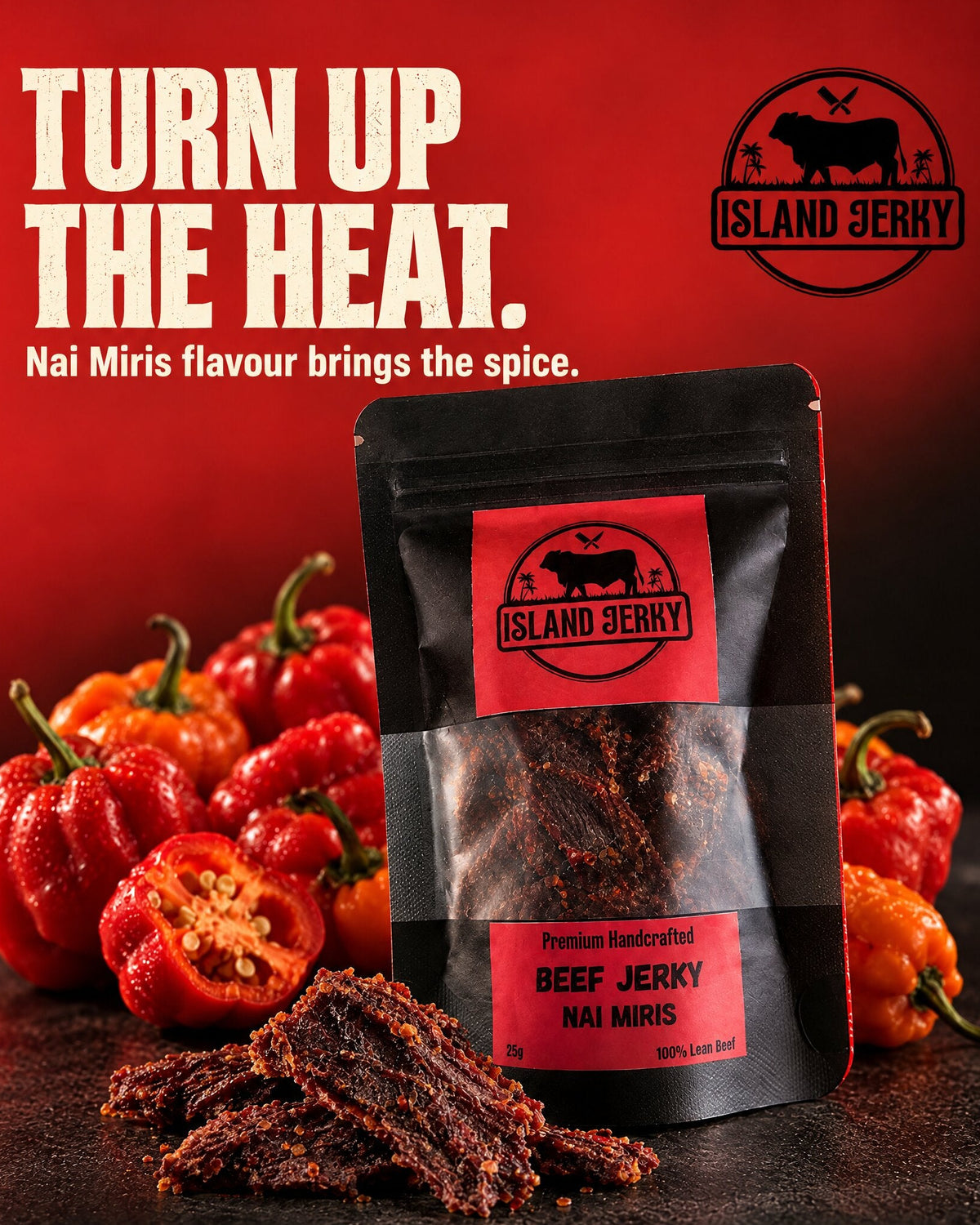 Island Jerky Honey Garlic Nai Miris