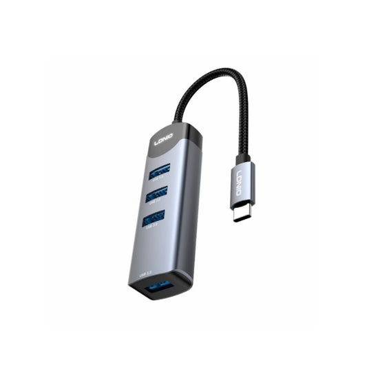LDNIO DS-134C Type-C To USB 3.0*4 5GBPS Data Transmission Hub Adapter