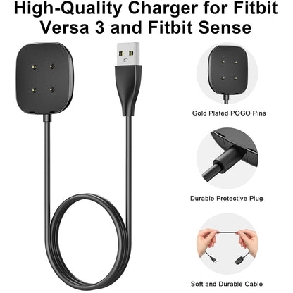 Nulca Charger for Fitbit Versa 4 - 1 Meter