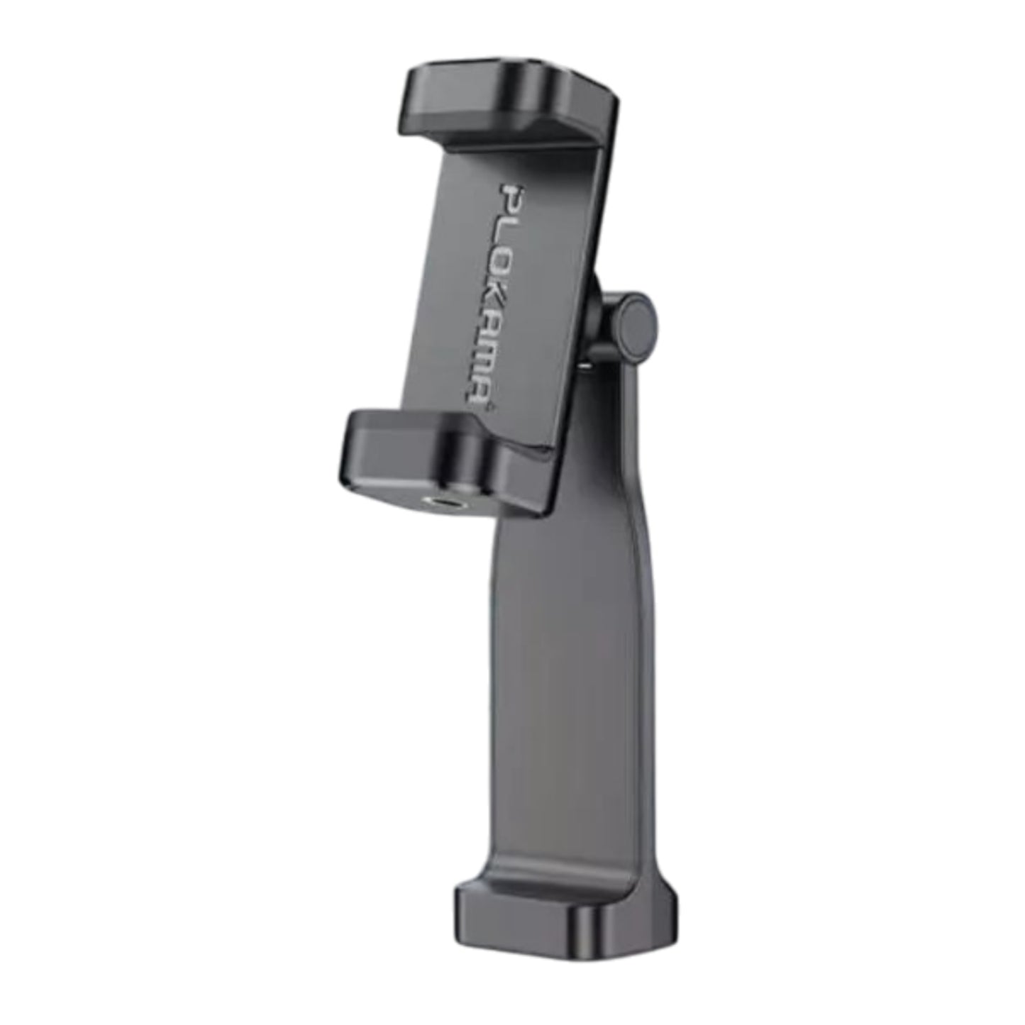 Black phone holder with 'PLOKAMA' branding on a white background