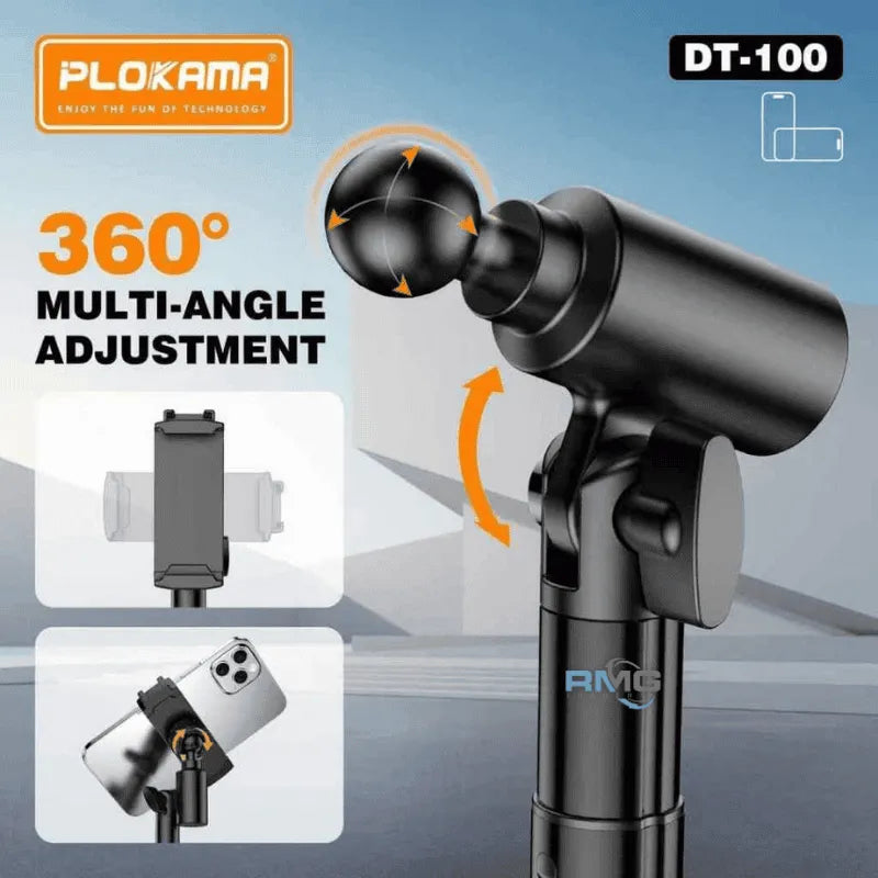 Plokama DT-100 Desktop Phone Holder, Stable Base. Adjustable Angles. Sleek Design.