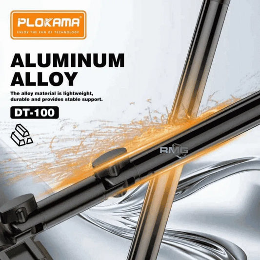 Plokama DT-100 Desktop Phone Holder, Stable Base. Adjustable Angles. Sleek Design.