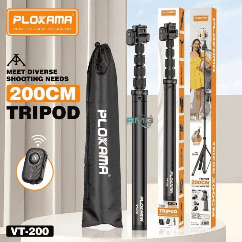 Plokama VT‑200 Tripod, 2 Meter