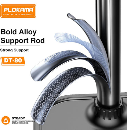 PLOKAMA Bold Alloy Support Rod with honeycomb design on a white background