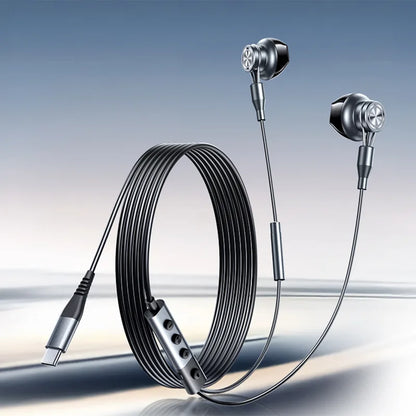 Remax RM-707A Type-C Wired Earphones with HD Sound and Mic