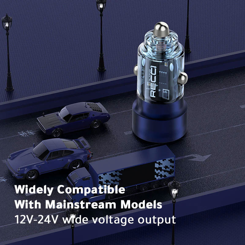 Recci RCC-N15 75W Journey Dual Car Charger