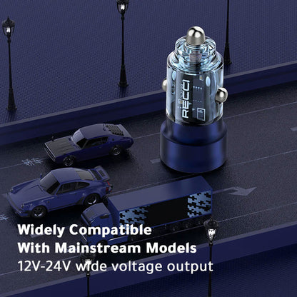 Recci RCC-N15 75W Journey Dual Car Charger
