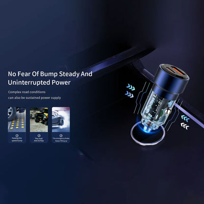 Recci RCC-N15 75W Journey Dual Car Charger