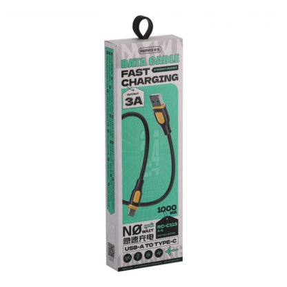 Remax 13A RC-C113 USB to Lightning Fast Charging Cable, 1 Meter