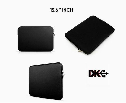 Zipped Laptop Bag 15.6 Inch, Cushioned Notebook-Style Carry Case