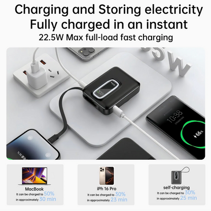 ASPOR A313 22.5W Portable 10000mAh Wireless Power Bank