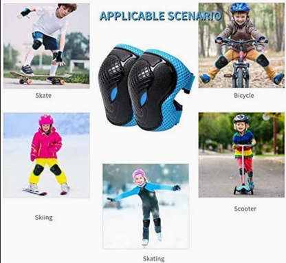Cycling and Roller Skating Sports Kids Knee Pad Set