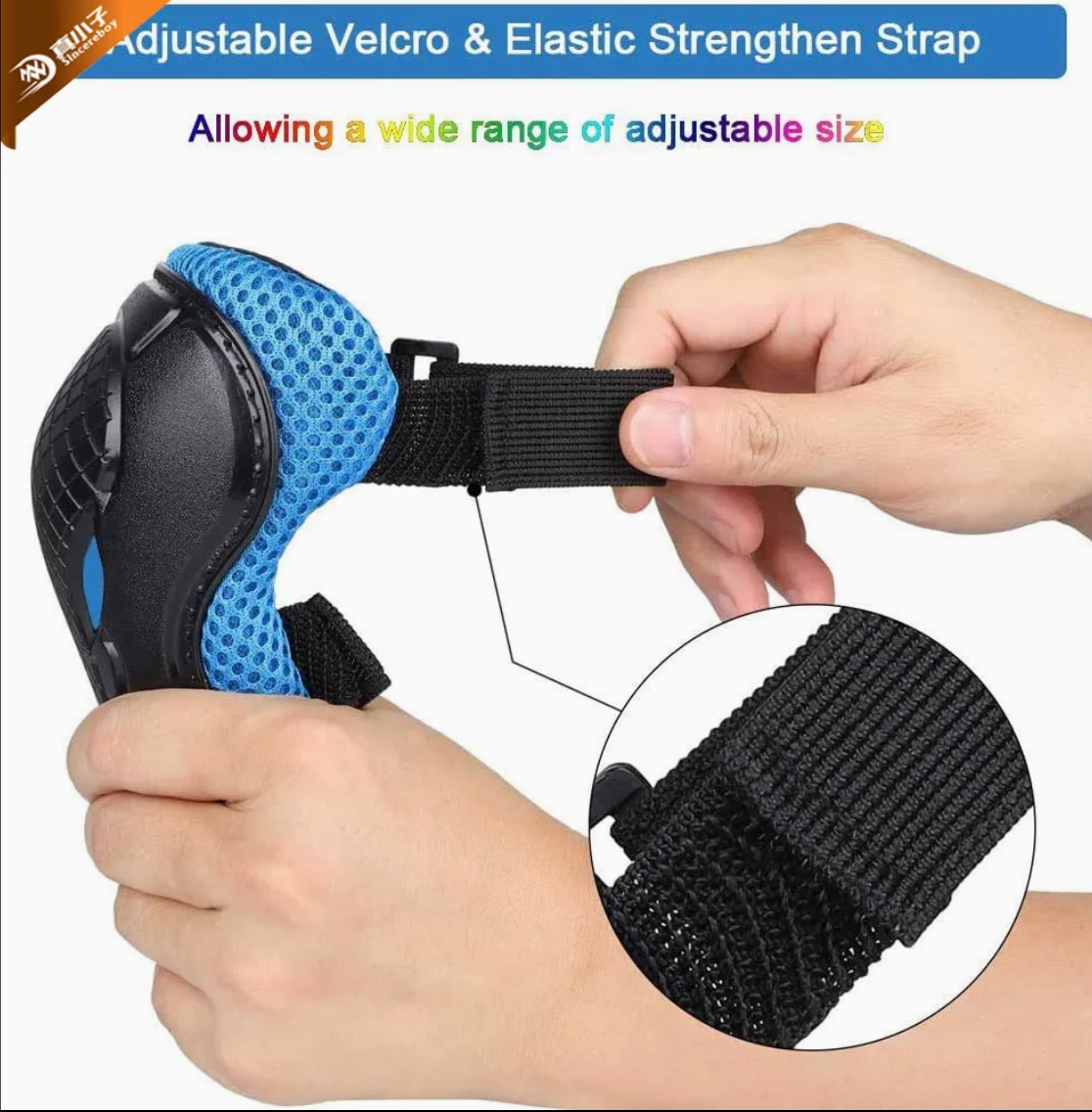 Cycling and Roller Skating Sports Kids Knee Pad Set