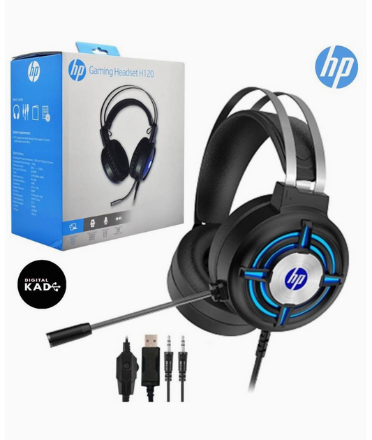 HP H120 Wired Gaming Headphone with Mic