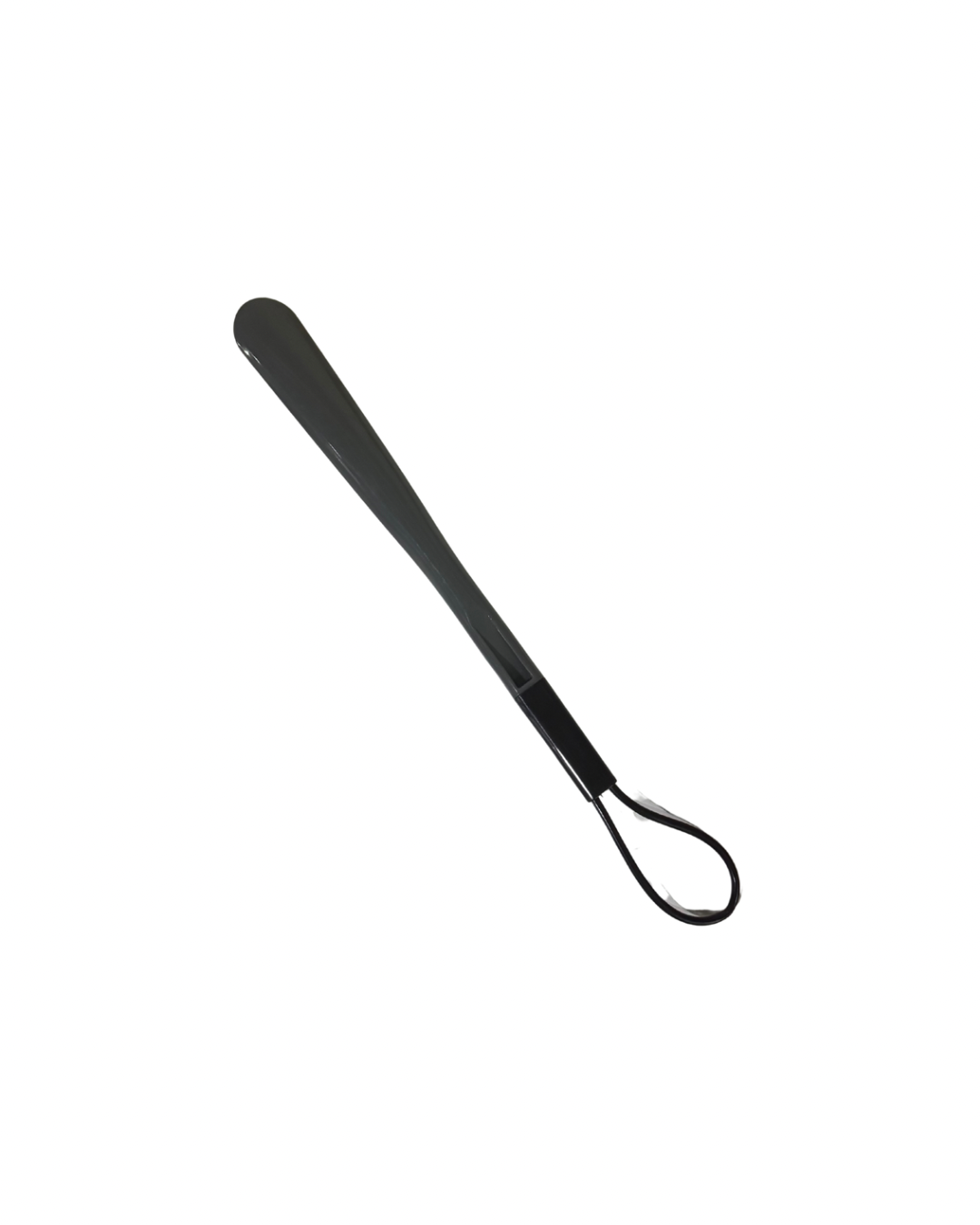 Black shoehorn on a white background