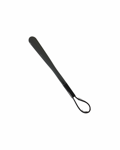 Black shoehorn on a white background