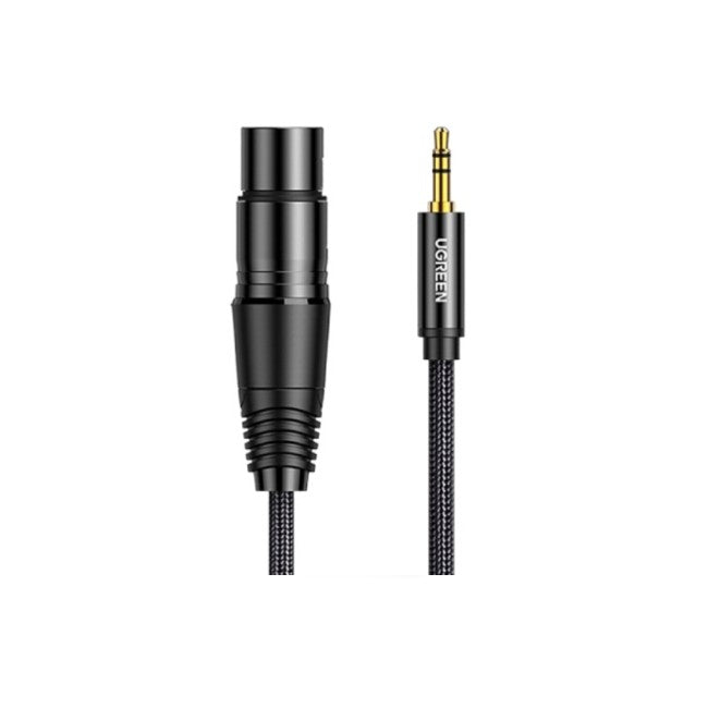 UGREEN 20244 3.5mm Three-Pole Male To XLR Female Audio Cable, 2 Meters