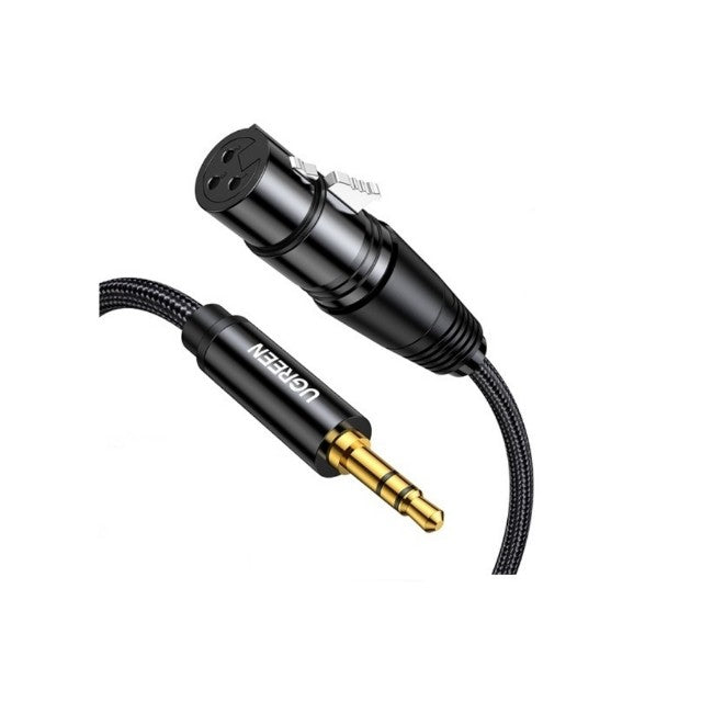 UGREEN 20244 3.5mm Three-Pole Male To XLR Female Audio Cable, 2 Meters