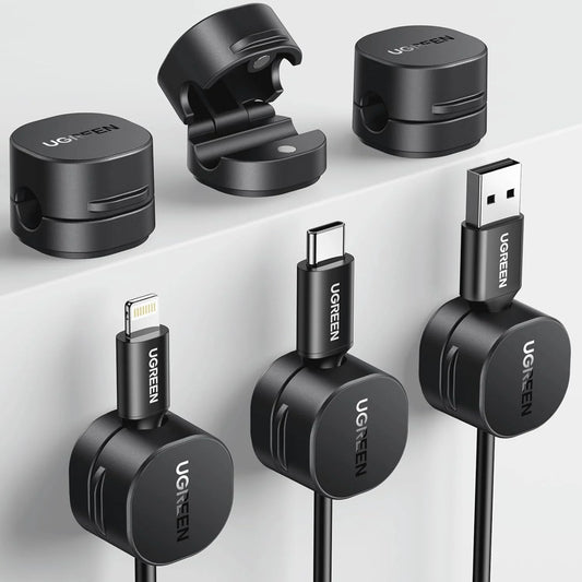 UGREEN 45797 Magnetic Cable and Table Organizer - 3 Pieces