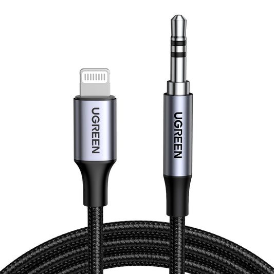 Ugreen 70509 Lightning to 3.5mm Aux Cable, 1 Meter