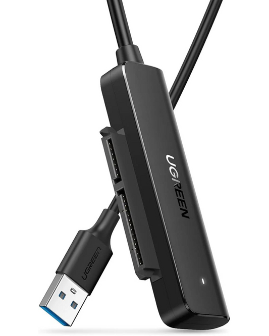 Ugreen 70609 USB 3.0 to SATA Adapter, 2.5" SSD/HDD Converter (50cm Cable)