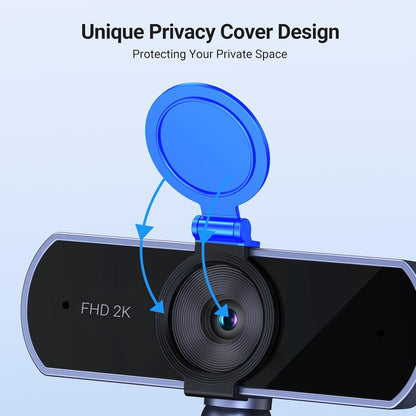 Ugreen 25442 CM717 USB Full HD 1080P Webcam, 2K