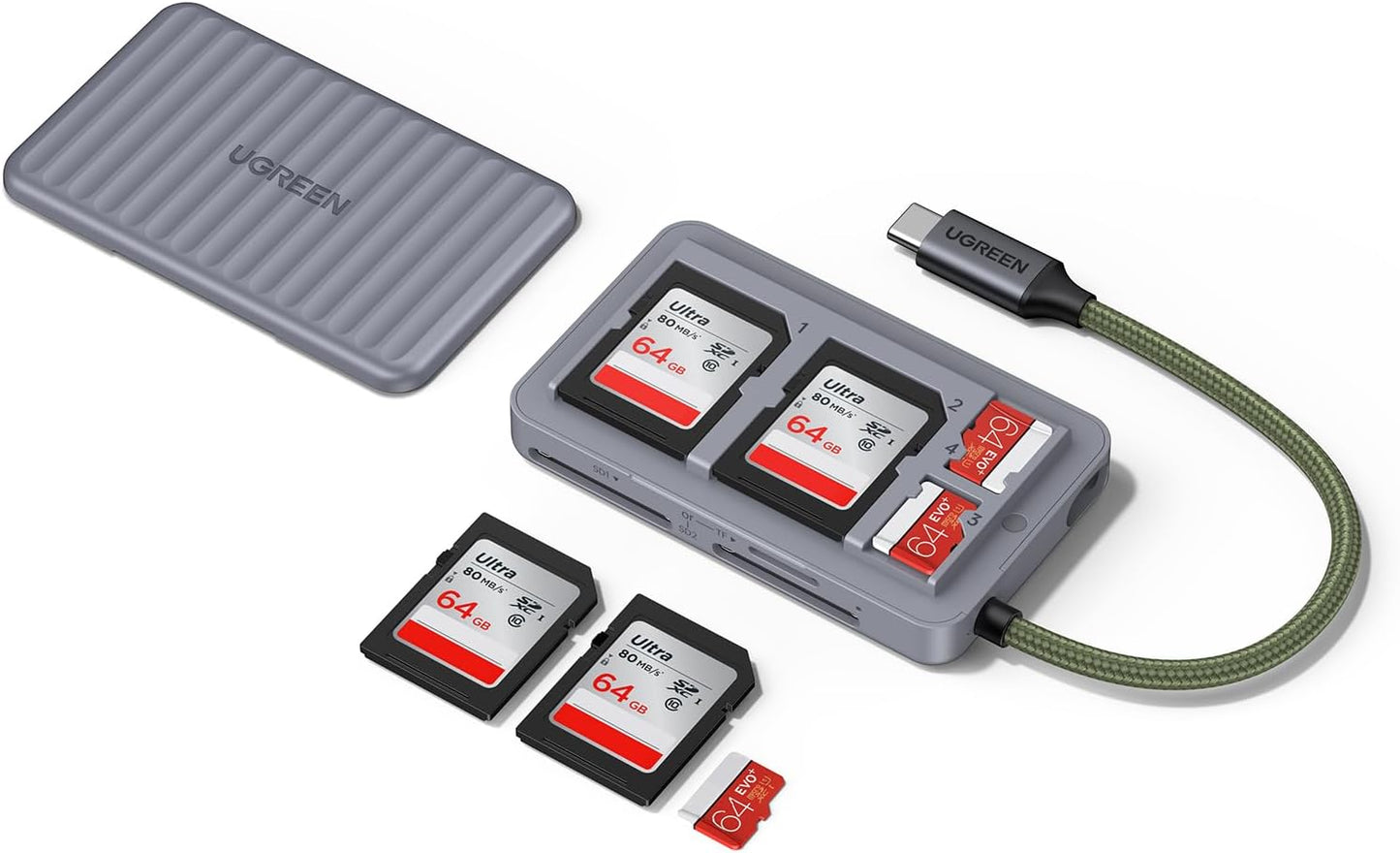 Ugreen 55886 Multi‑Function Card Reader Case