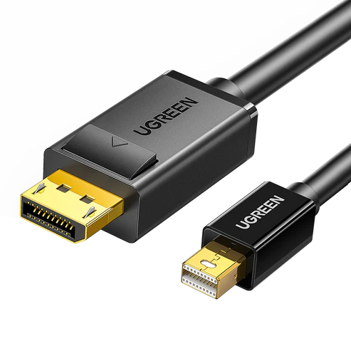 UGREEN DisplayPort cable with two connectors on a white background