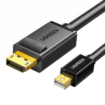 UGREEN DisplayPort cable with two connectors on a white background