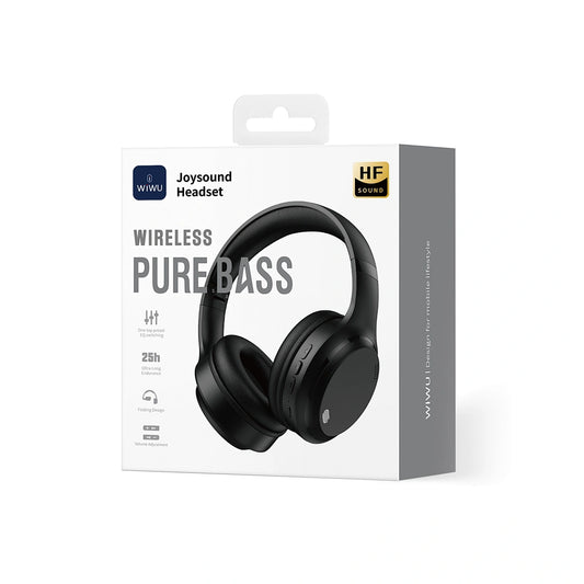 Joysound wireless headset packaging on a white background