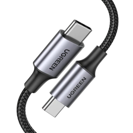 UGREEN 70427 USB‑C Cable with Aluminum Case and Braided Design – 1m (Black)