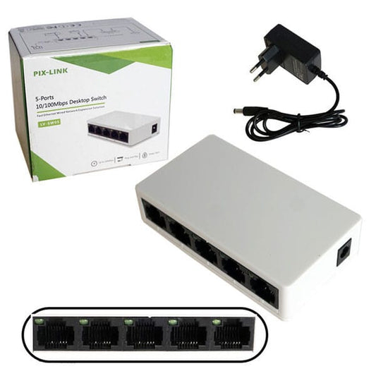 PIXLINK LV -SW05-5PORT 10-100MBPS(1856)