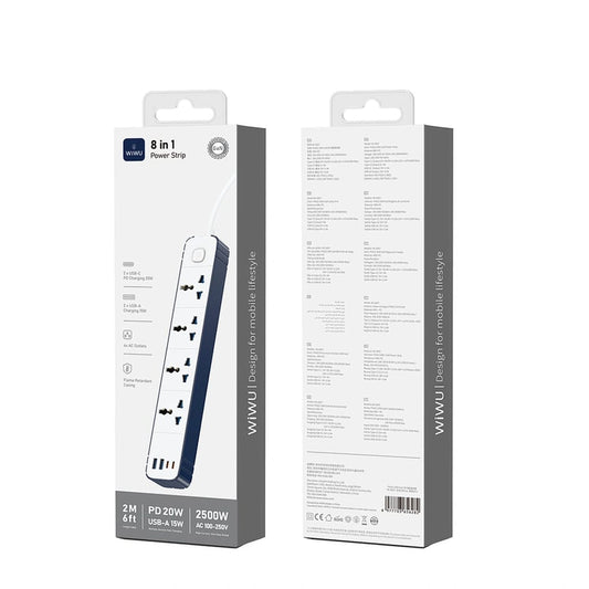 WIWU WI -S007 20W GAN POWER STRIP WHITE (007)