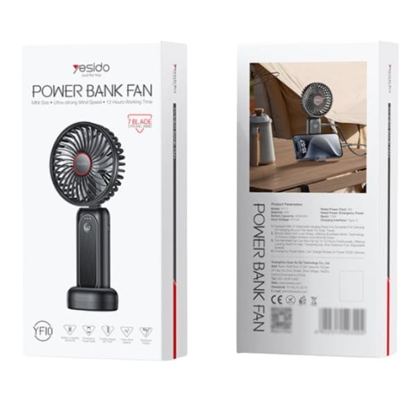Yesido YF10 Power Bank Fan (50)
