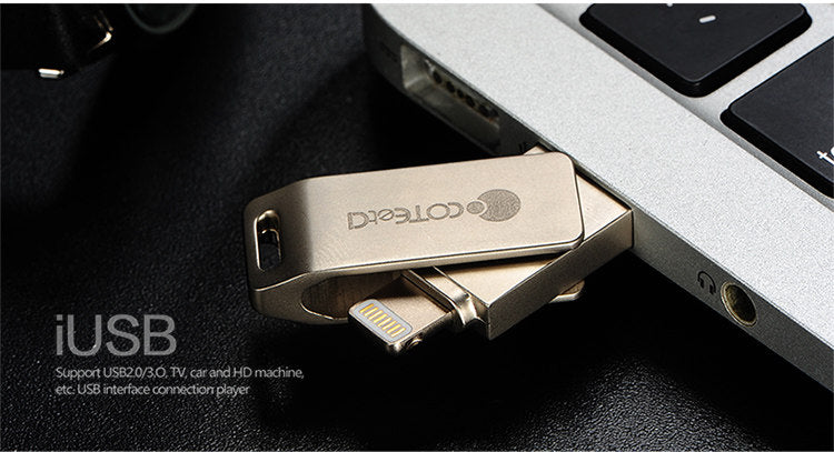 Coteetci CS5123 64GB iUSB Mini Dual Port Drive [182]