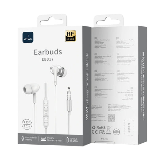 WIWU EB317 3.5mm Stereo Wired Earphones