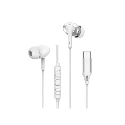 WiWU EB318 Type-C In-Ear Stereo Earphones High-Fidelity Sound with Clear Mic