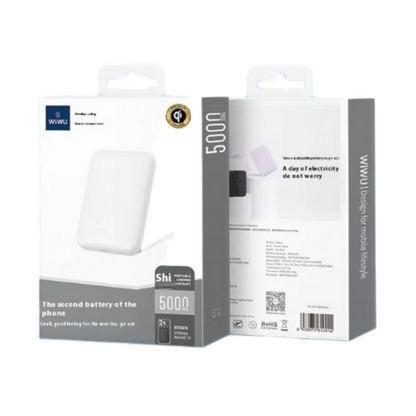 WIWU WI-P037 5000mAh Small Pudding Magnetic Wireless Power Bank